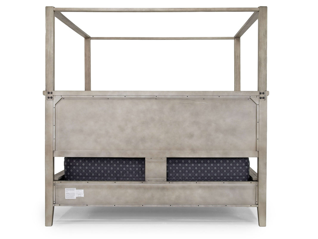 COUNTRY02:Country Side Canopy Bed, SideBack