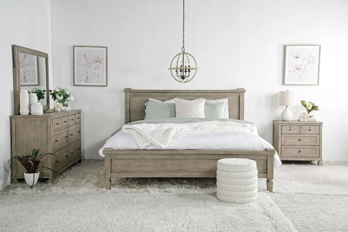 COUNTRY02:Country Side Canopy Bed, StyledSide