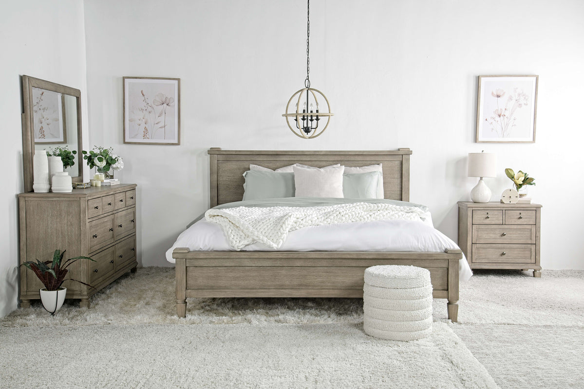 COUNTRY04:Country Side Canopy Bed, StyledSide