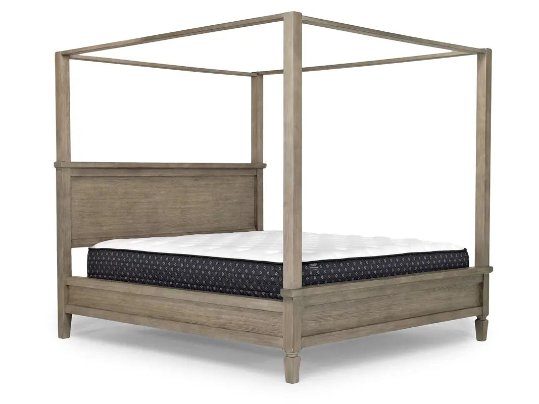 COUNTRY07:Country Side Canopy Bed & Dres, AngledSideAngle