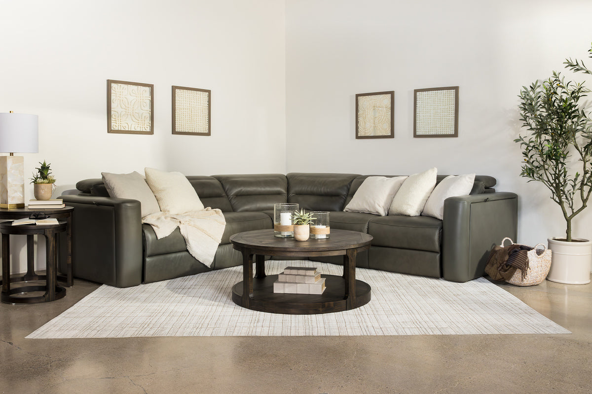 COVE00020:Cove 5 Piece 2 Power Sectional, 