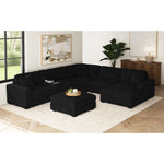 CUDDLE003:Cuddle Cloud 6 Piece Chaise Se, Styled