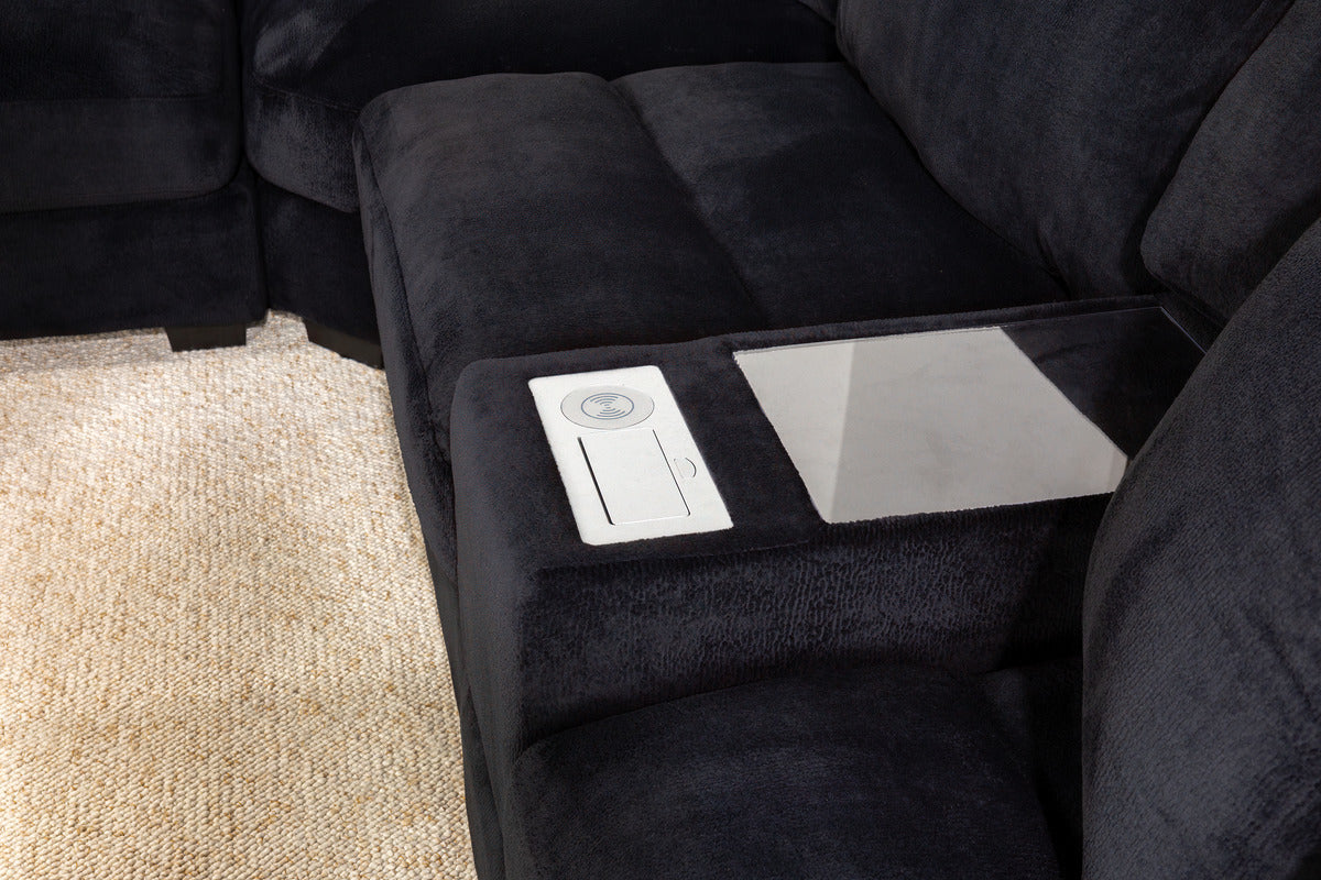 CUDDLE002:Cuddle Cloud 6 Piece Chaise Se, 
