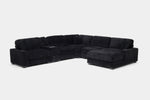 CUDDLE003:Cuddle Cloud 6 Piece Chaise Se, Angled