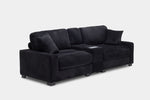 CUDDLE073:Cuddle Cloud Console Loveseat, Angle