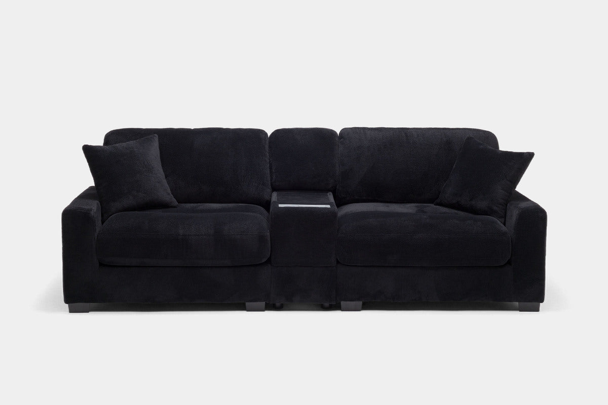 CUDDLE005:Cuddle Cloud Sofa And Console , Front