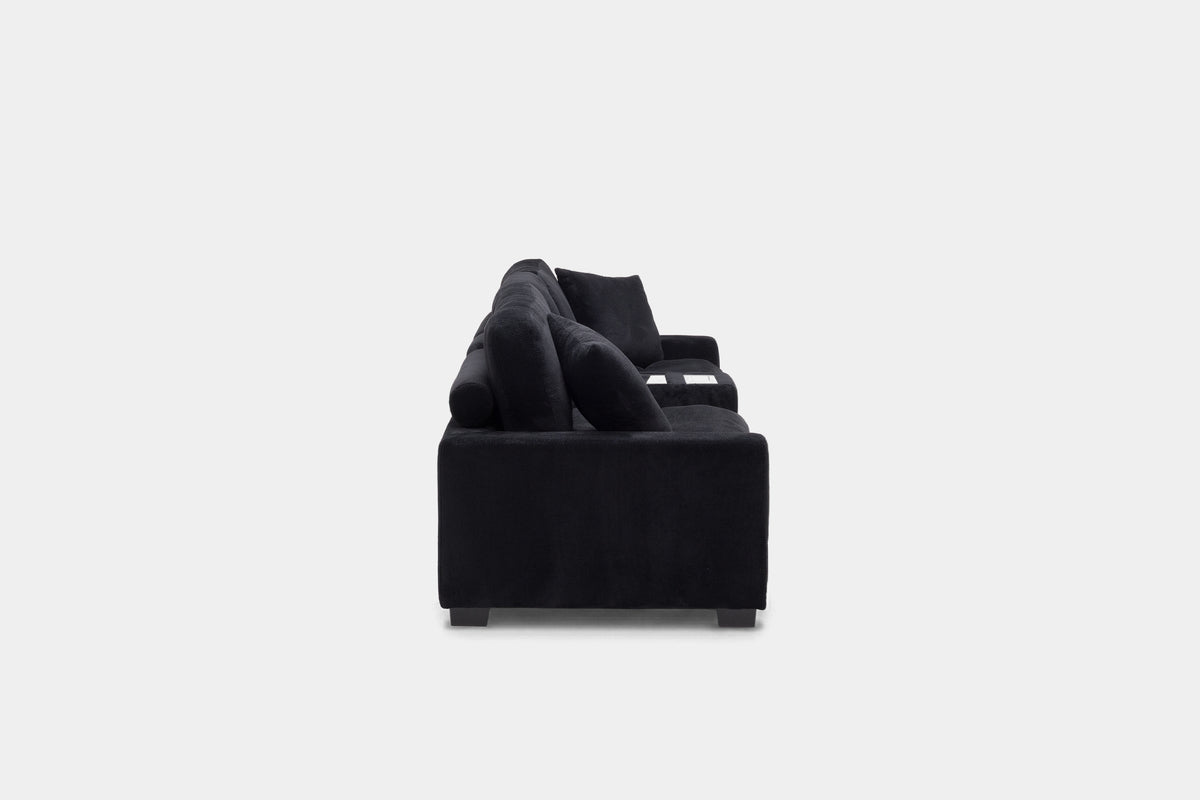 CUDDLE073:Cuddle Cloud Console Loveseat, Side