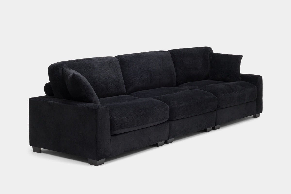 CUDDLE005:Cuddle Cloud Sofa And Console , Angle