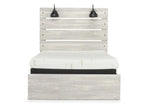 LATHAM007:Dallas Panel Bed With Lights &, Front