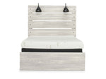 LATHAM007:Dallas Panel Bed With Lights &, Front