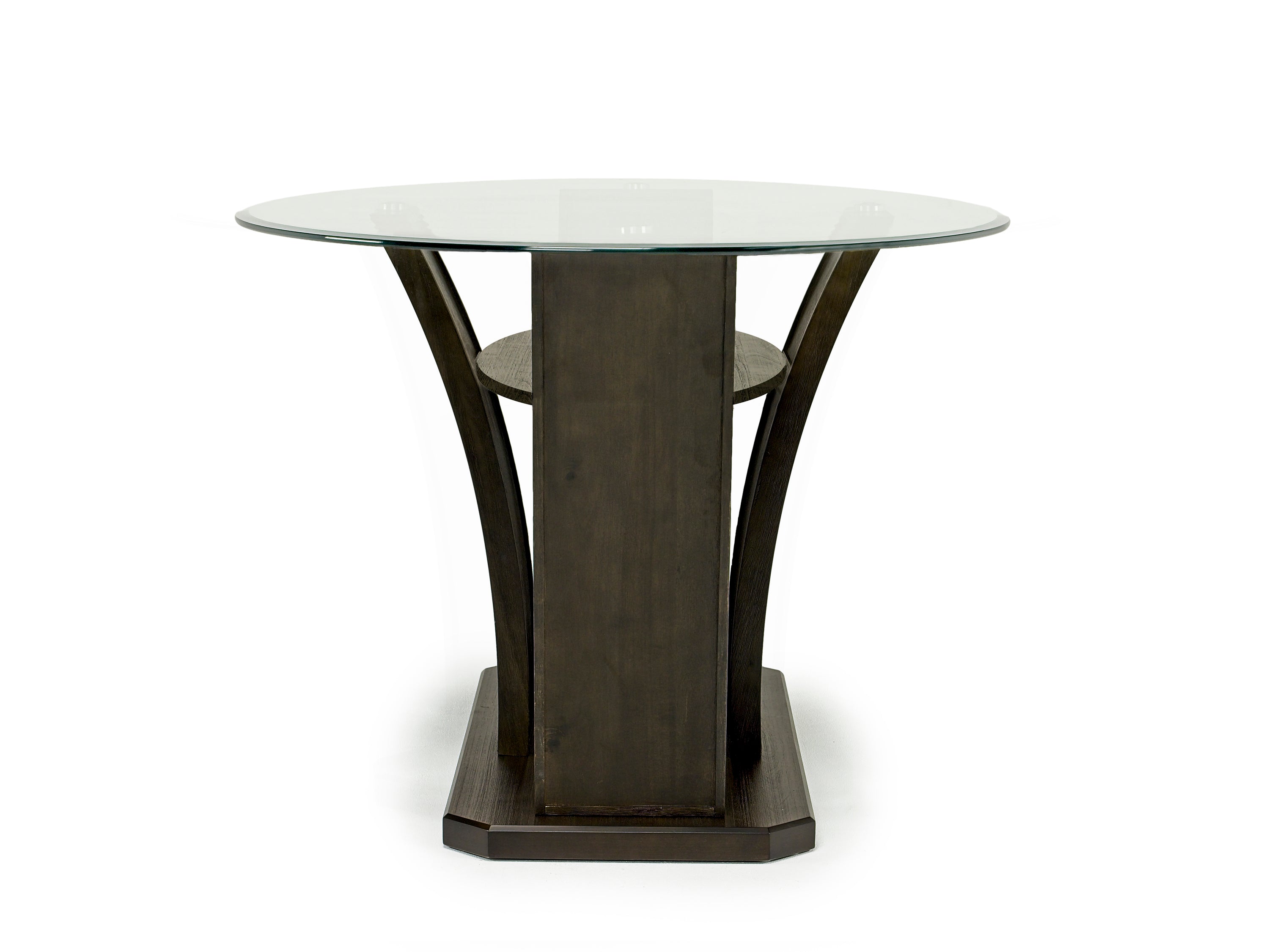 410542465:Dapper Round Counter Height Dining Table in Brown, Image 2