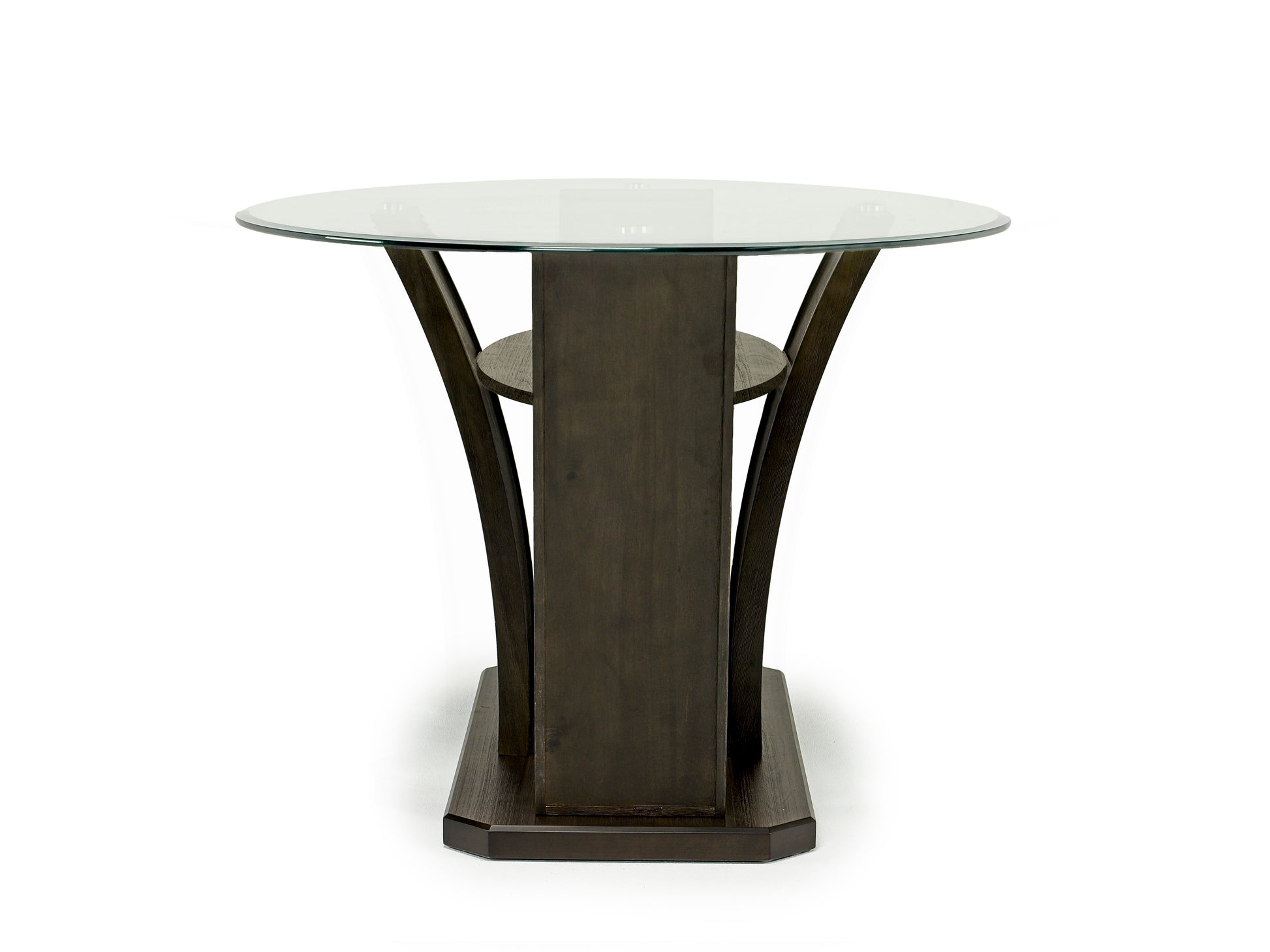 410542465:Dapper Round Counter Height Dining Table in Brown, Image 2