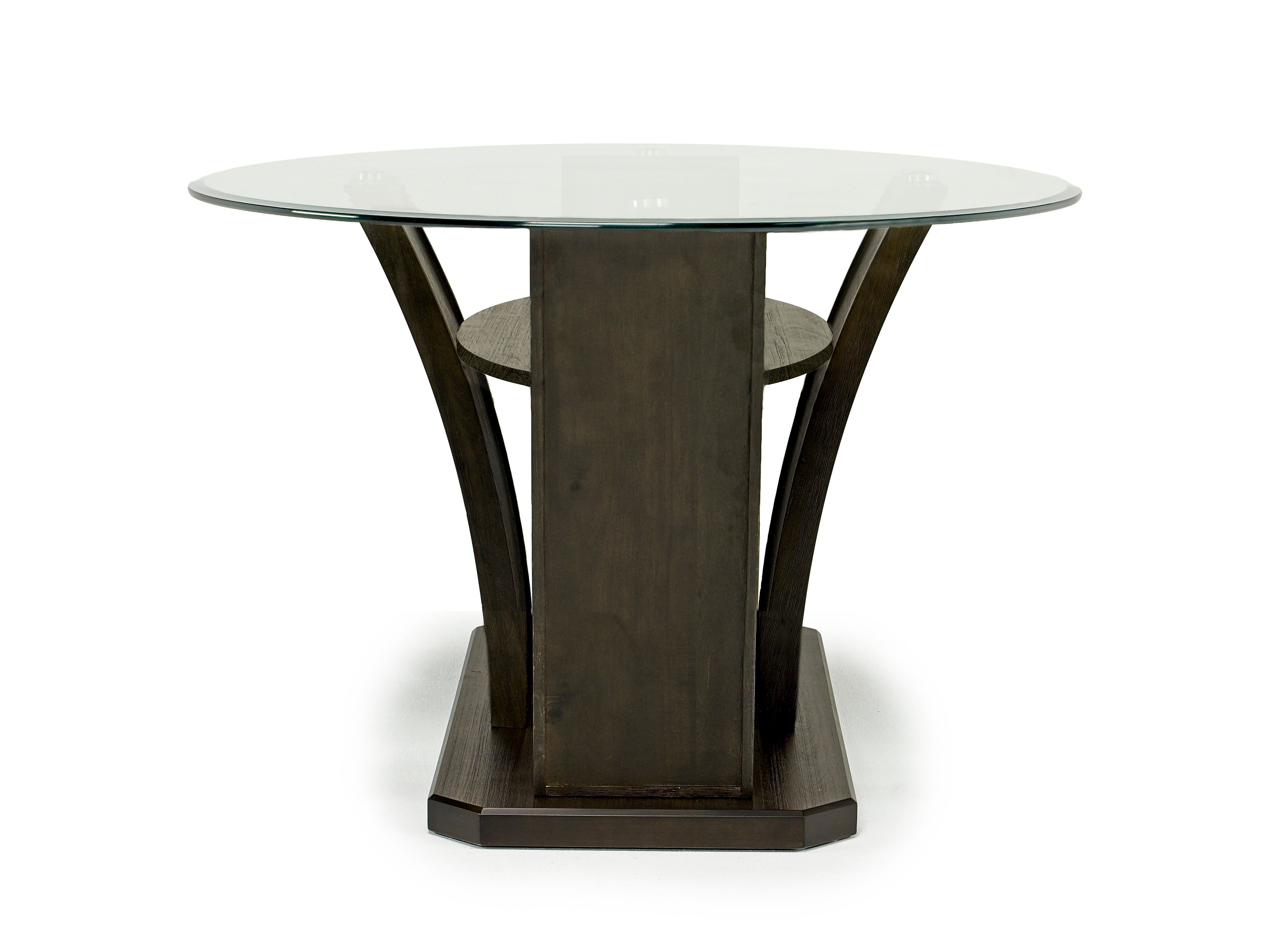 351662011:Dapper Round Dining Table in Brown, Image 2