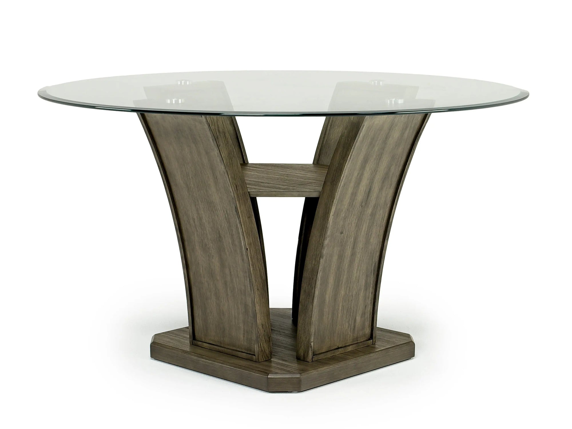 183065313:Dapper Round Dining Table & 4 Chairs in Gray, Image 2