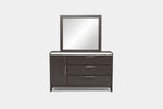 DEMPSEY03:Dempsey Panel Bed & Dresser & Mirror & Nightstand, Front