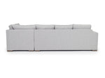 DENNON002:Dennon Sofa Chaise Sectional, Back