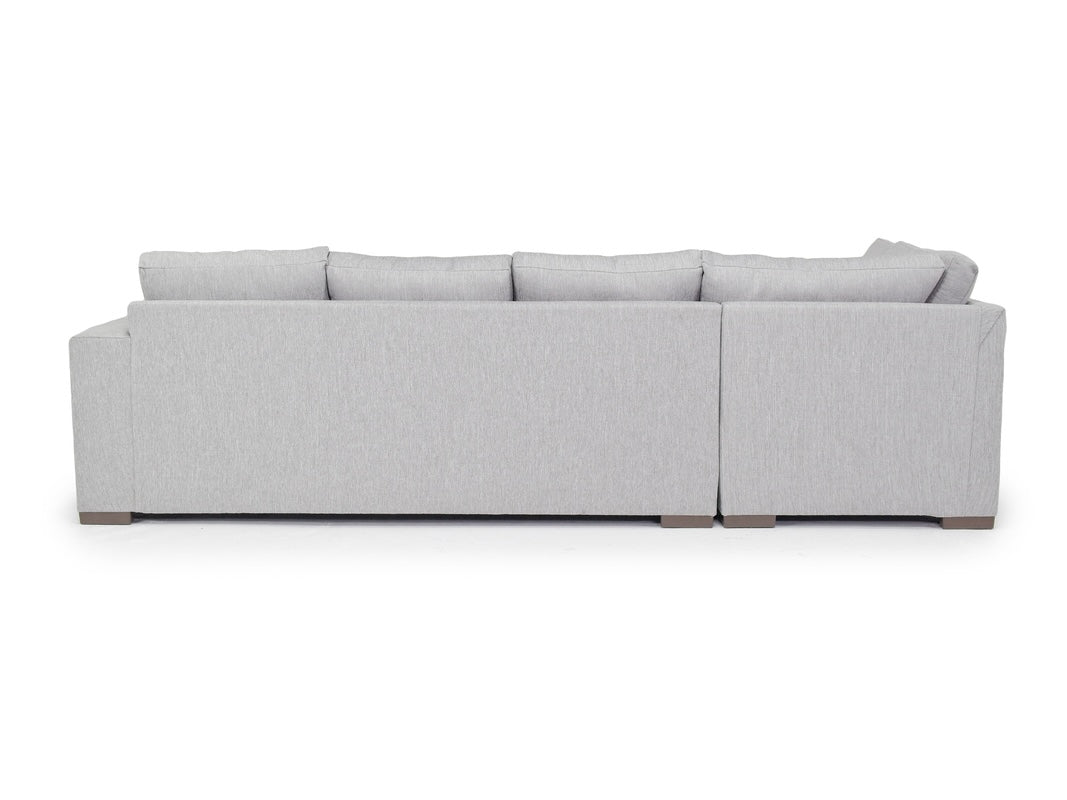 DENNON001:Dennon Sofa Chaise Sectional, Back
