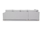 DENNON001:Dennon Sofa Chaise Sectional, Back