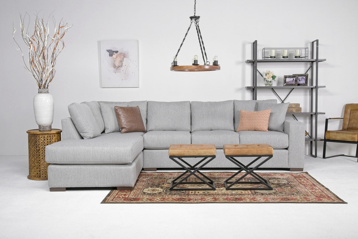 DENNON001:Dennon Sofa Chaise Sectional, 