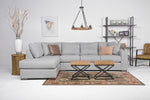 DENNON001:Dennon Sofa Chaise Sectional, 