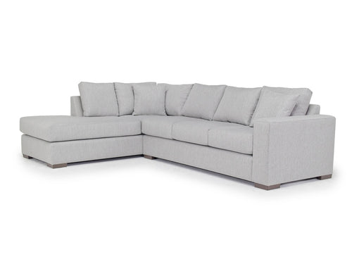 DENNON001:Dennon Sofa Chaise Sectional, Angle