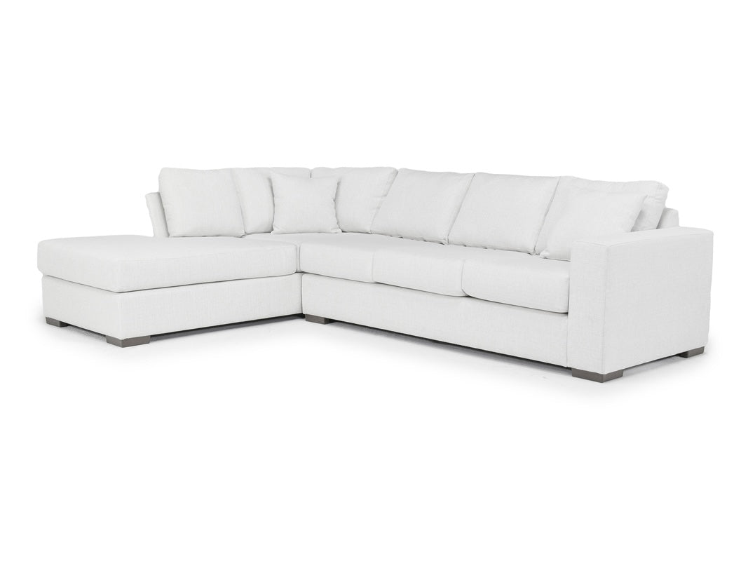 DENNON011:Dennon Sofa Chaise Sectional, Angle