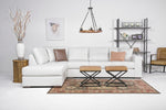 DENNON011:Dennon Sofa Chaise Sectional, 
