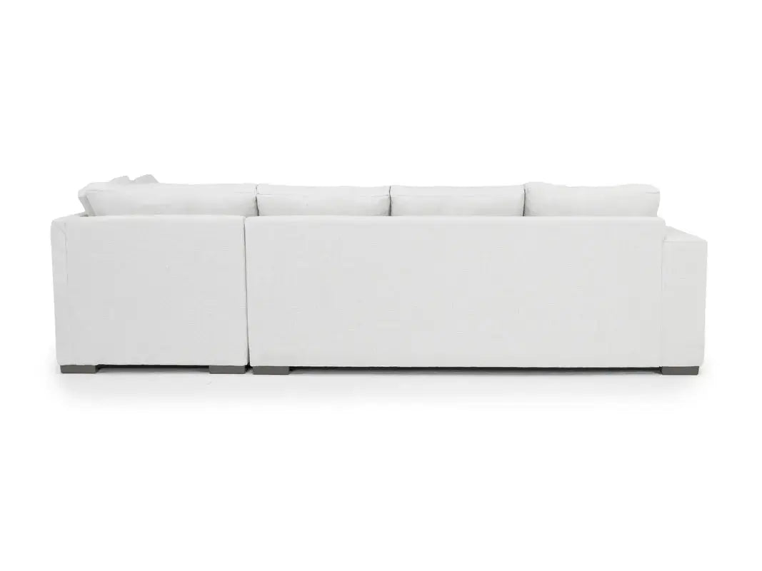 DENNON011:Dennon Sofa Chaise Sectional, Back