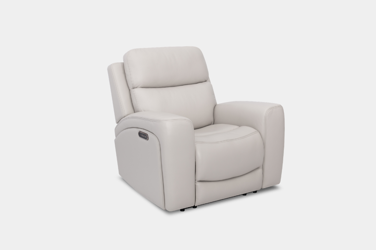 910577352:Denver 3 Power Recliner, Angled