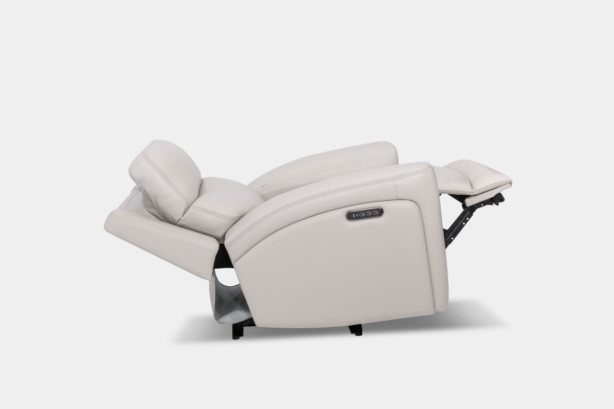 910577352:Denver 3 Power Recliner, Side Reclined
