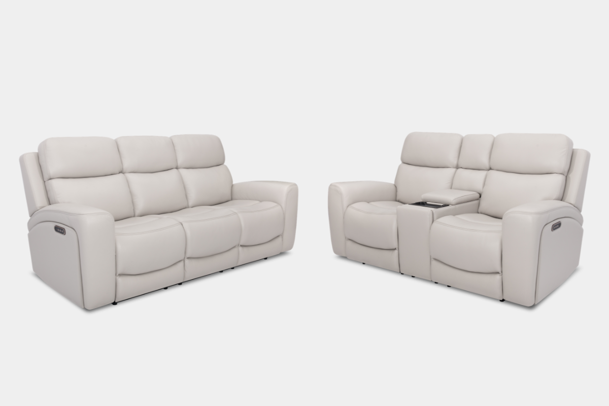 DENVER001:Denver 3 Power Sofa & Console Loveseat, 