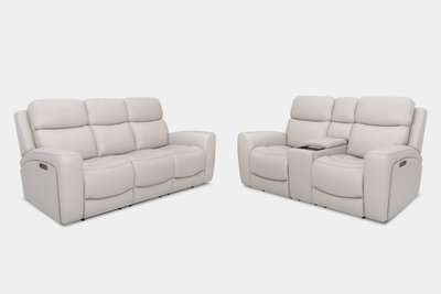 DENVER001:Denver 3 Power Sofa & Console Loveseat, 