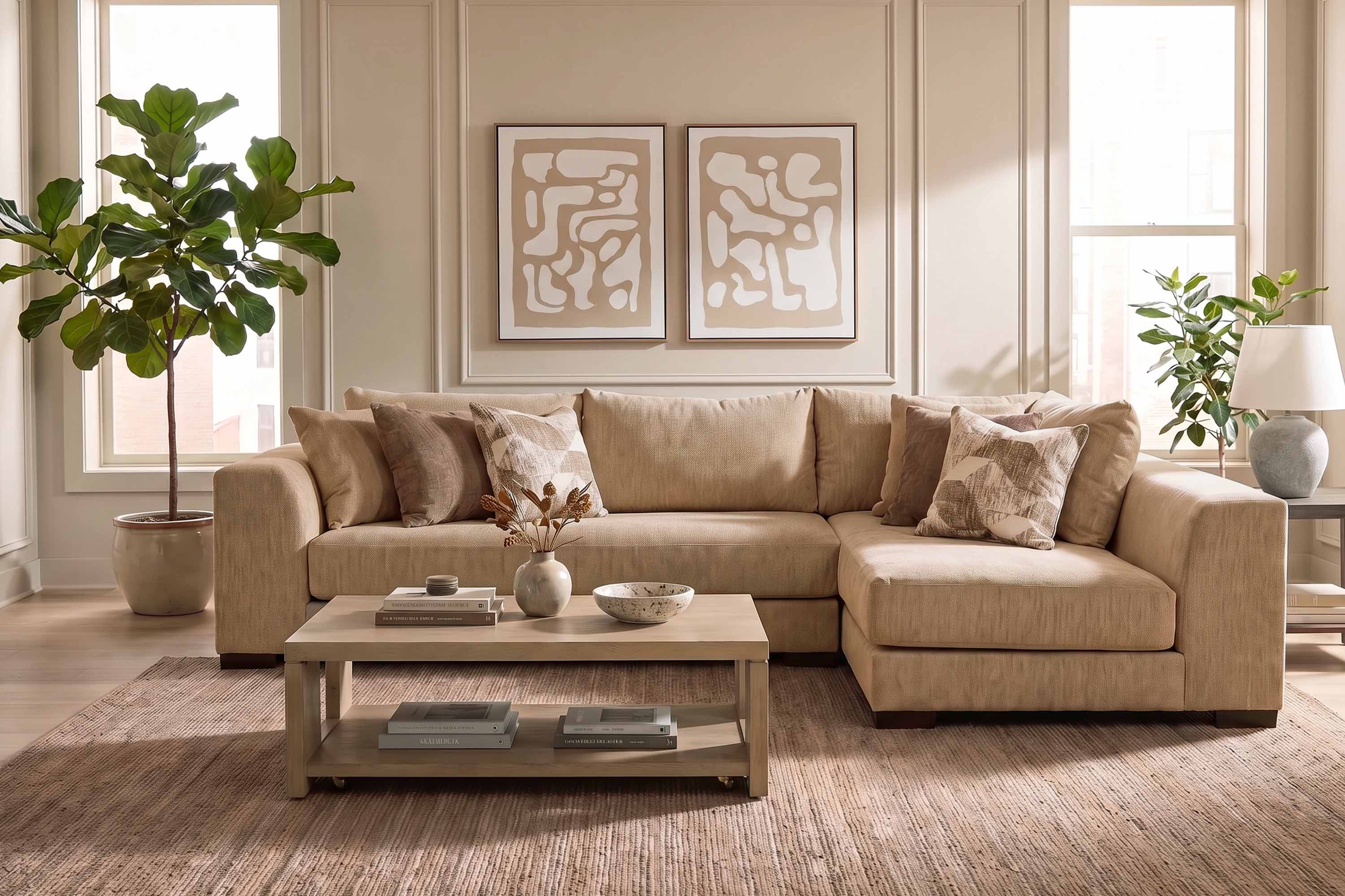 DEXTER001:Dexter Sofa Chaise Sectional, Front