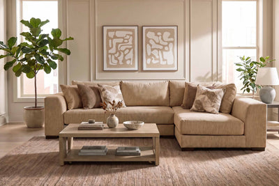 DEXTER001:Dexter Sofa Chaise Sectional, Front
