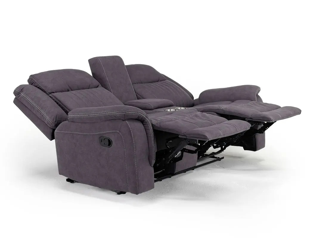 472195966:Diamond Reclining Console Love, AngledOpen