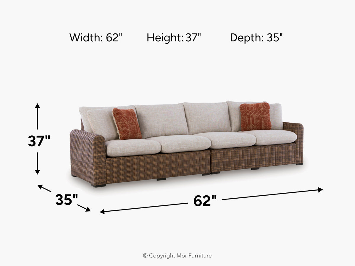 926339608:Dolan Creek Outdoor 2 Piece Sectional, 