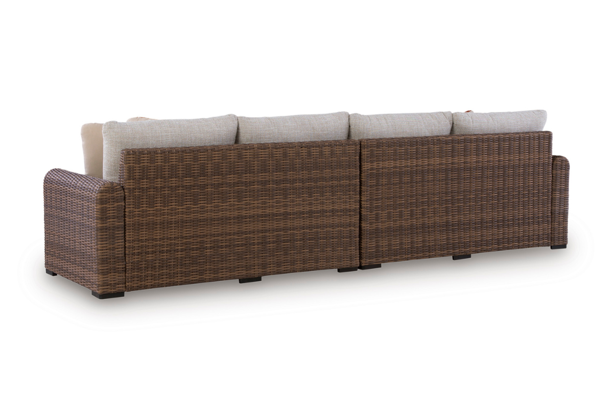 926339608:Dolan Creek Outdoor 2 Piece Sectional, Back