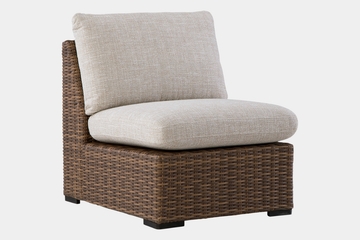 090758654:Dolan Creek Outdoor Armless Chair, Angled