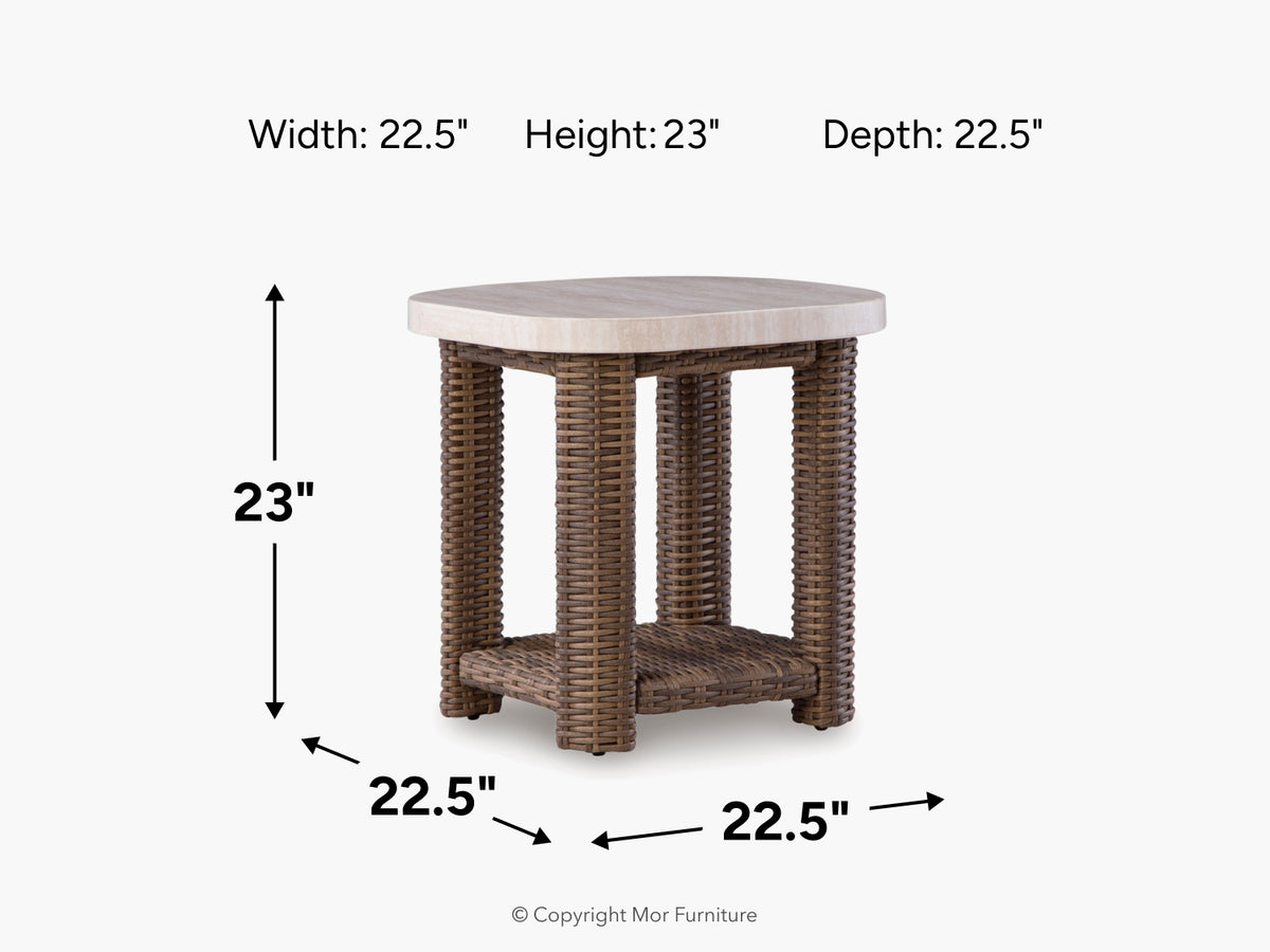 383871161:Dolan Creek Outdoor End Table, 