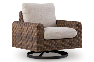 071101515:Dolan Creek Outdoor Swivel Chair, Angled