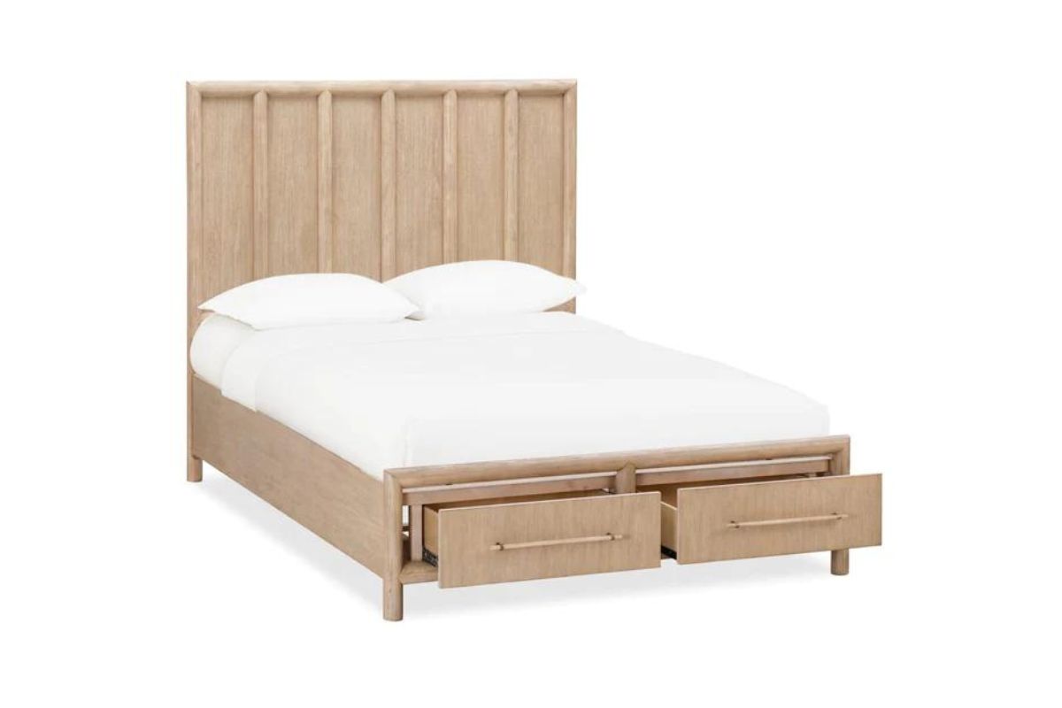 DORSEY011:Dorsey Platform Bed & Dresser , AngledAngle
