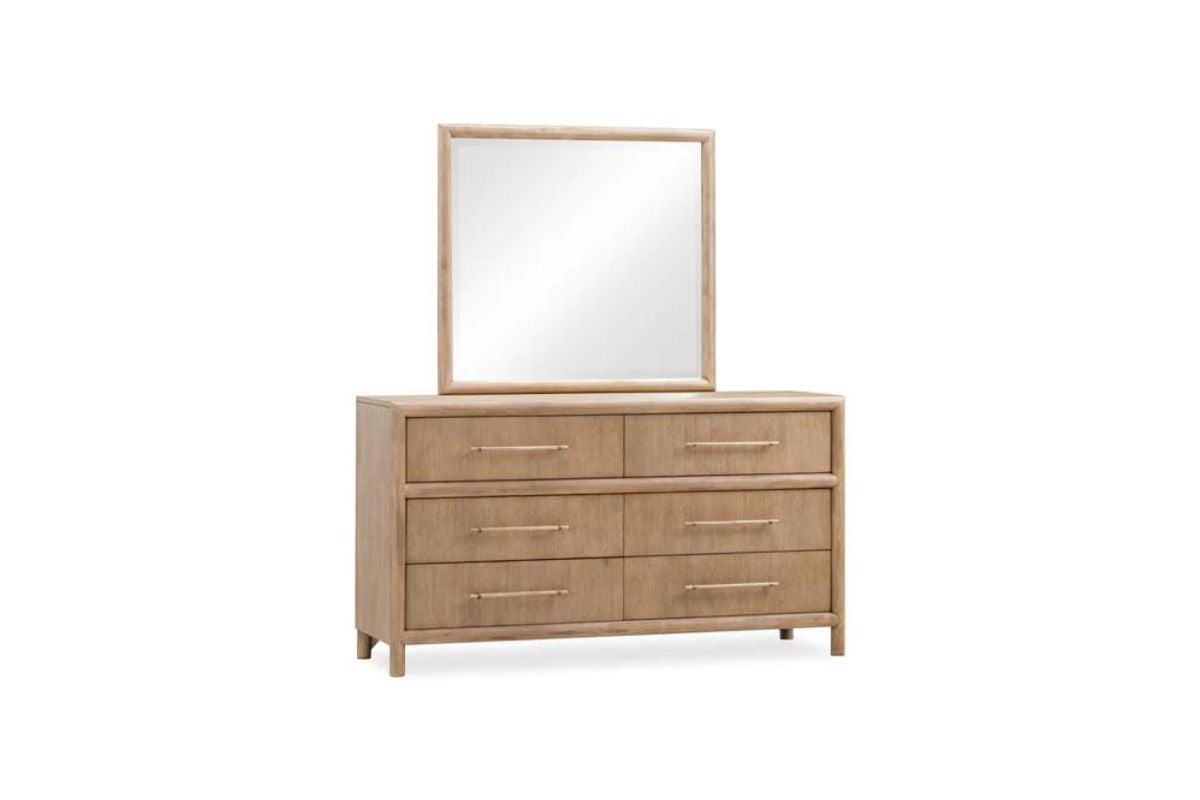 DORSEY015:Dorsey Platform Bed & Dresser , Angle