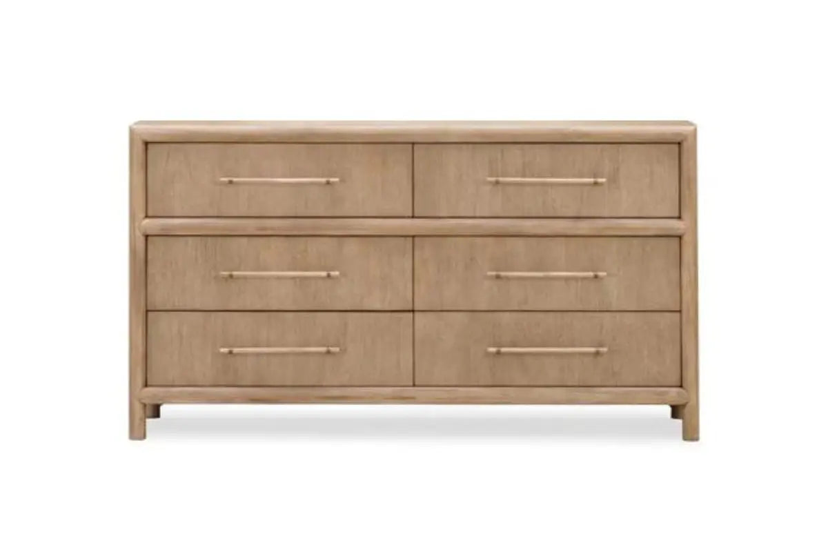 DORSEY011:Dorsey Platform Bed & Dresser , Front