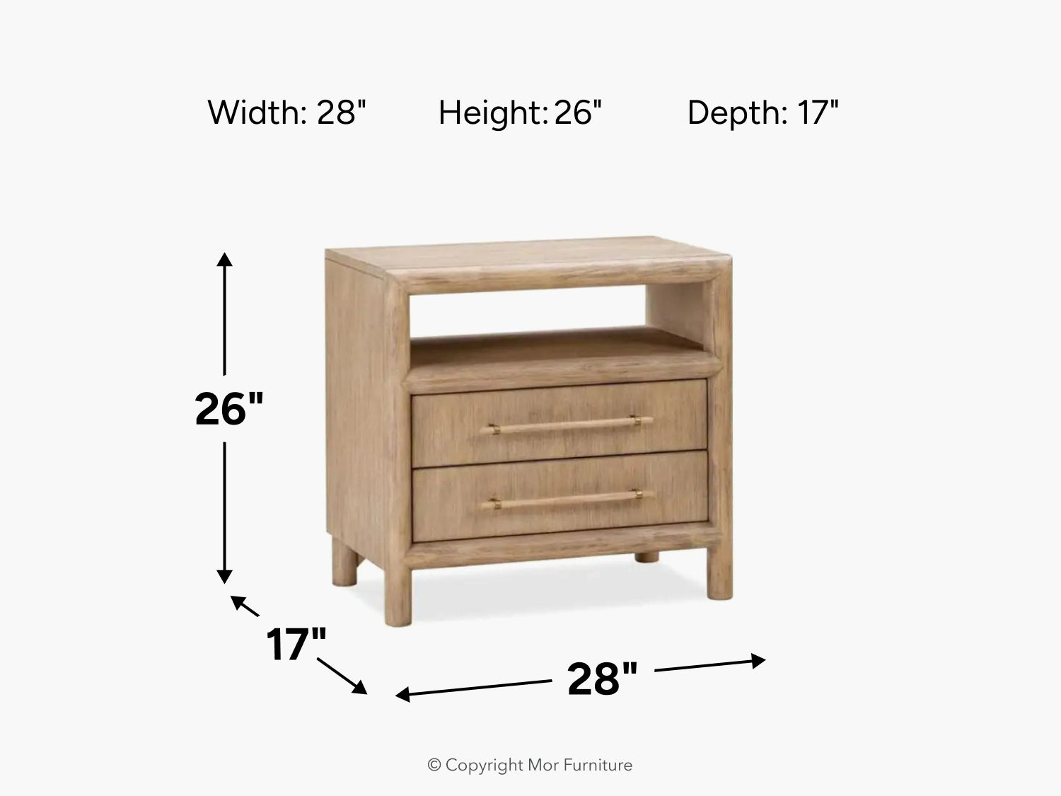 741167425:Dorsey Nightstand, 
