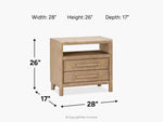 741167425:Dorsey Nightstand, 