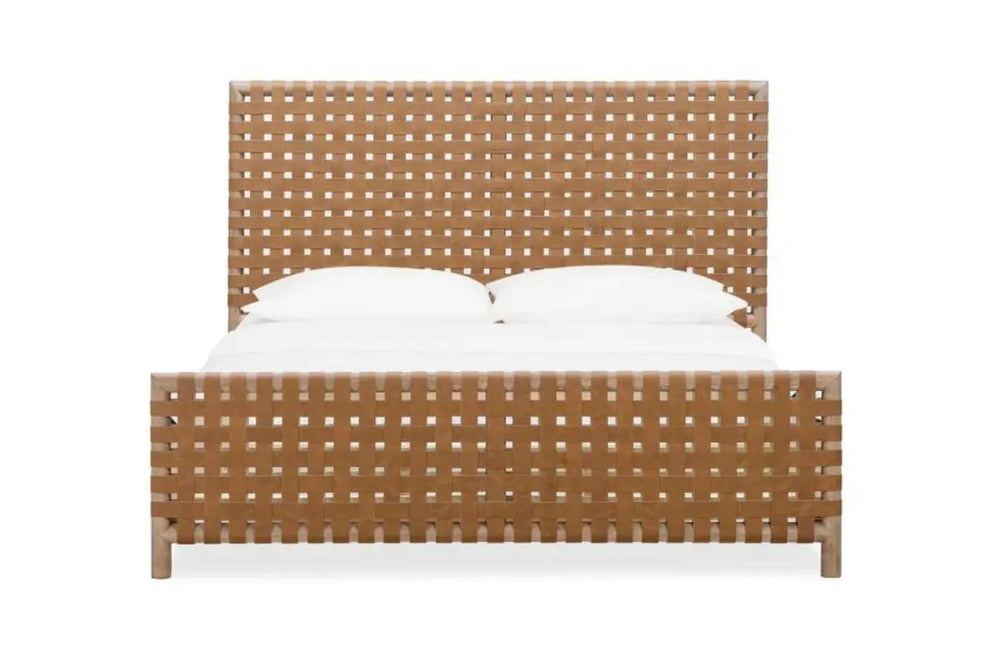 Dorsey Woven Panel Bed | Beds | Bedroom – Mor Furniture