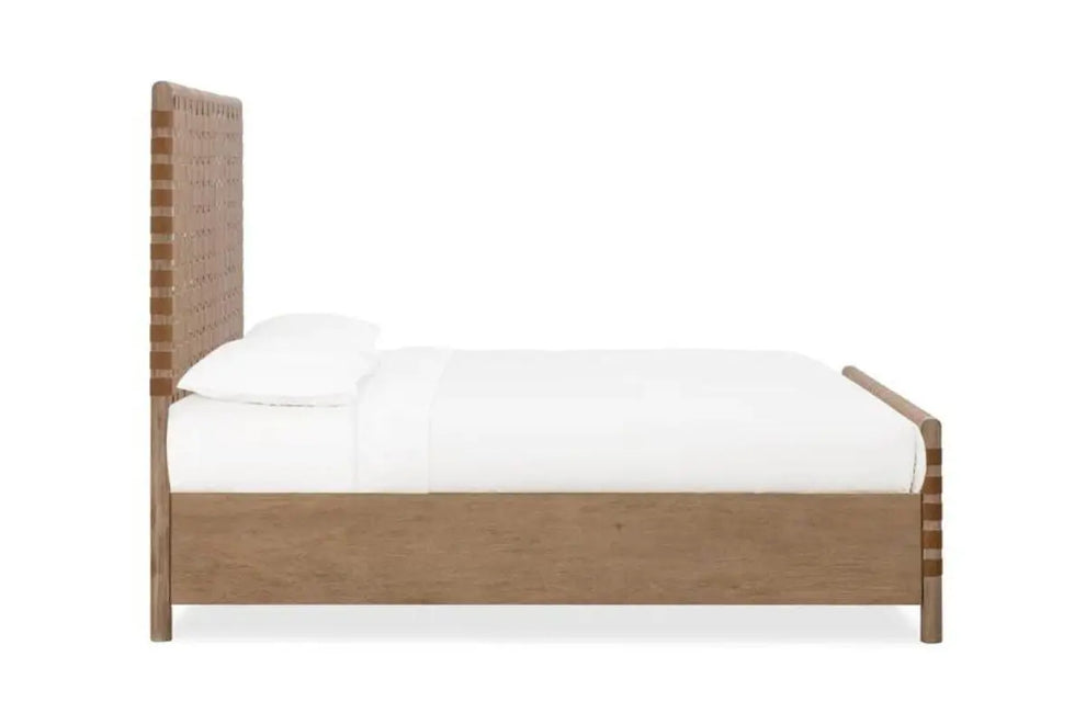 Dorsey Woven Panel Bed | Beds | Bedroom – Mor Furniture