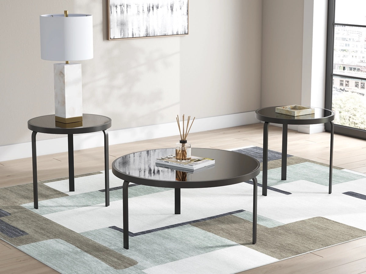 283923736:Dorylin Coffee Table & End Tab, Styled