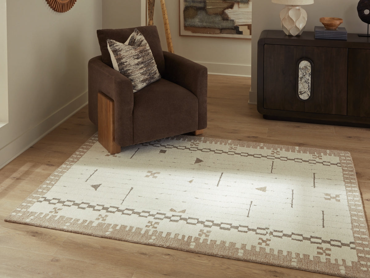 820551707:Dot Rug, Styled