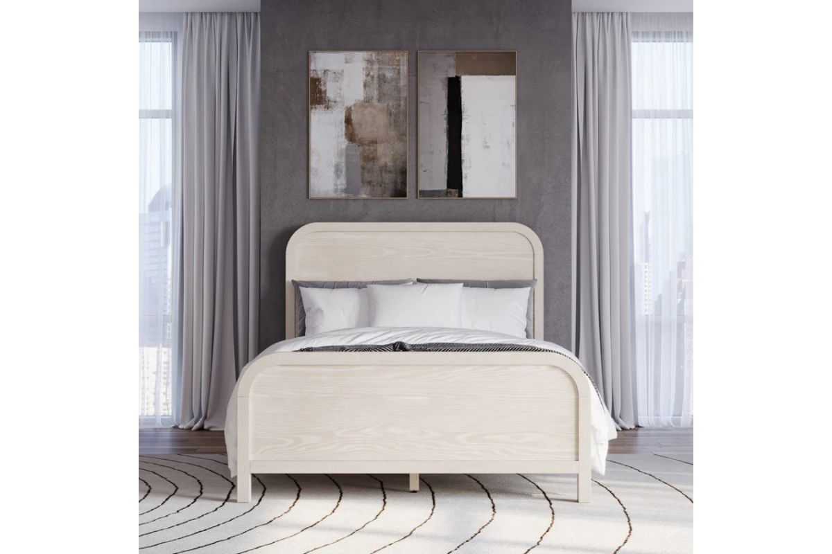 DRAKE0004:Drake Platform Bed, Styled